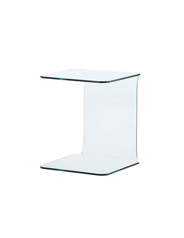 Sidobord Telemark sidobord, 45 × 45 cm, Transparent