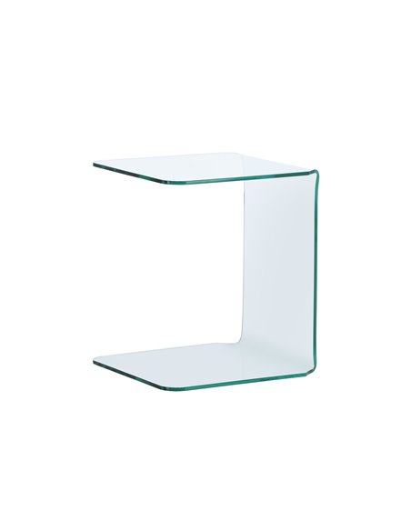 Sidobord Telemark sidobord, 45 × 45 cm, Transparent