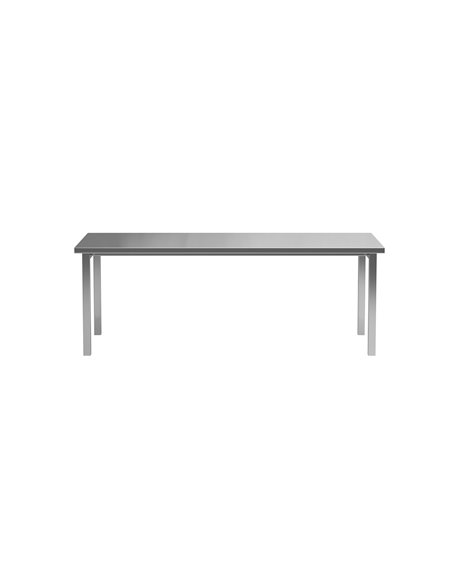 Matbord Cilo, 210 × 95 cm, Silver