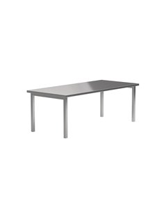 Matbord Cilo, 210 × 95 cm, Silver 2