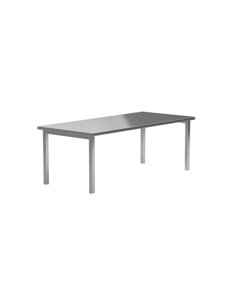 Matbord Cilo, 210 × 95 cm, Silver