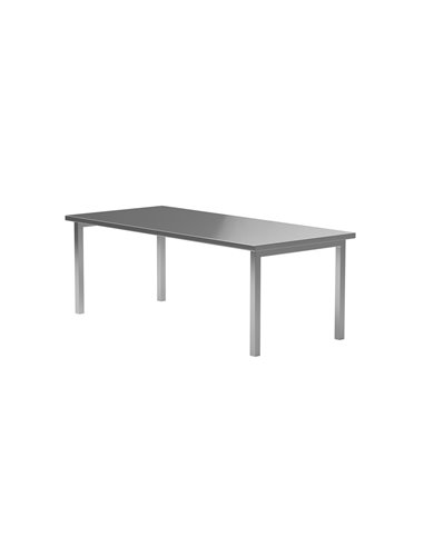 Matbord Cilo, 210 × 95 cm, Silver