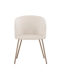 Matstol Berit, Beige/Valnöt
