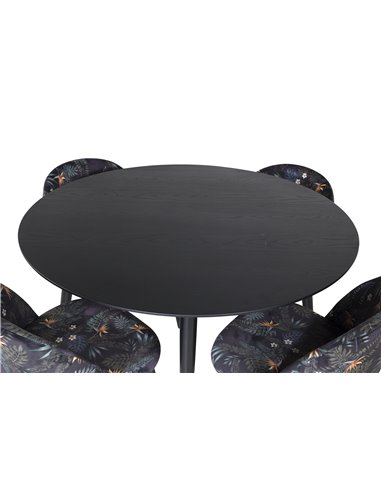 Matgrupp Dipp med Velvet matstolar