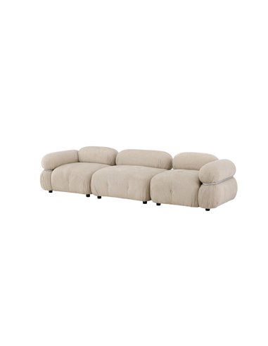 3-sitssoffa Mika 3-Sits, Beige