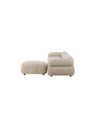 Hörnsoffa Mika, Beige