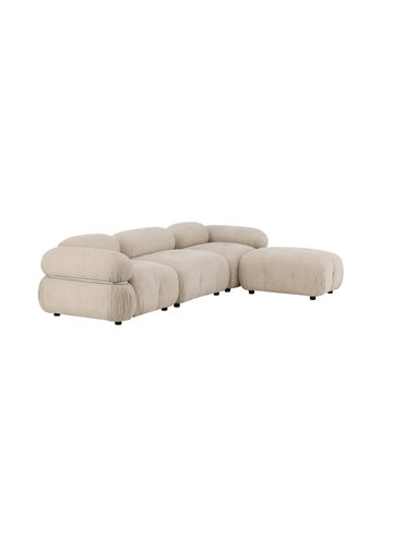 Hörnsoffa Mika, Beige