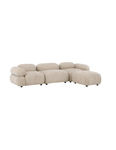 Hörnsoffa Mika, Beige