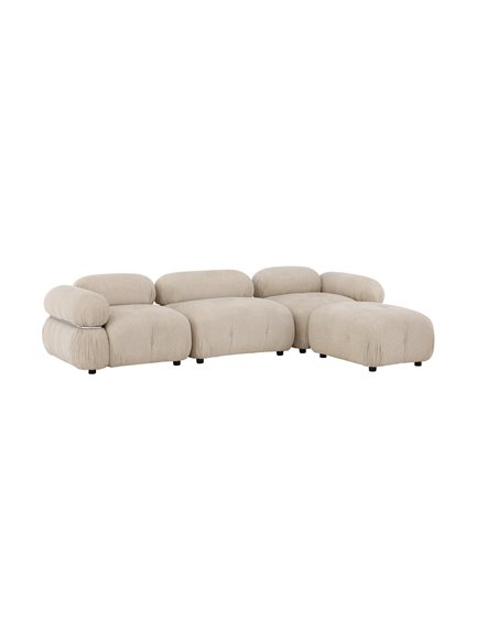 Hörnsoffa Mika, Beige