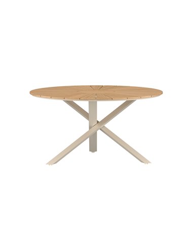 Runt matbord Mexico, Ø140 cm, Natur