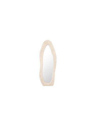 Spegel Mirza, Beige,Clear