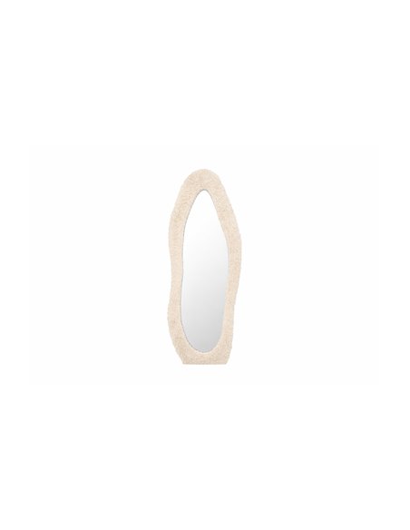 Spegel Mirza, Beige,Clear