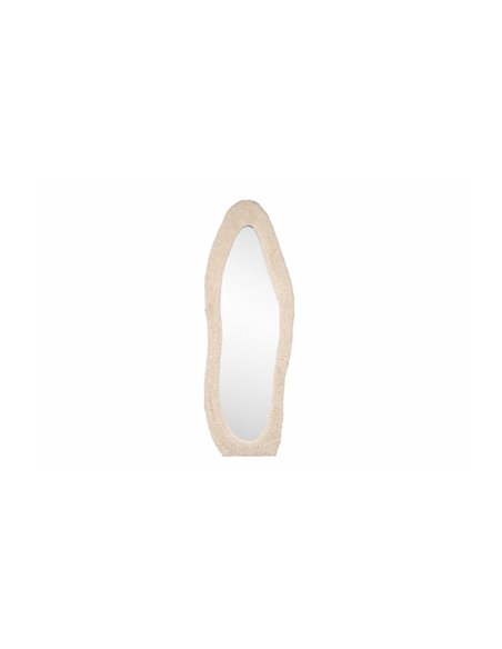 Spegel Mirza, Beige,Clear