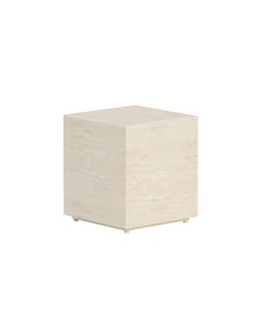 Sidobord Lissabon, 40 × 40 cm, Beige 2