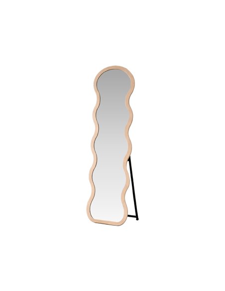 Spegel Loui, Beige,Clear
