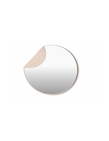 Liten spegel Mui, Beige,Clear