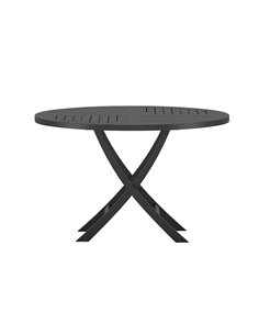 Runt matbord Kenya, Ø120 cm, Svart
