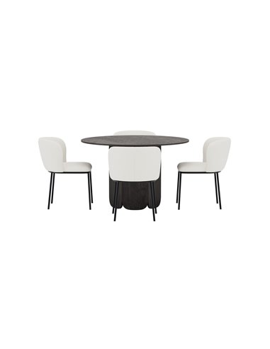Tekla Matgrupp med stolarna Edina