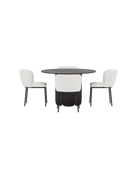 Tekla Matgrupp med stolarna Edina