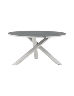 Runt matbord Copacabana, Ø140 cm, Grå