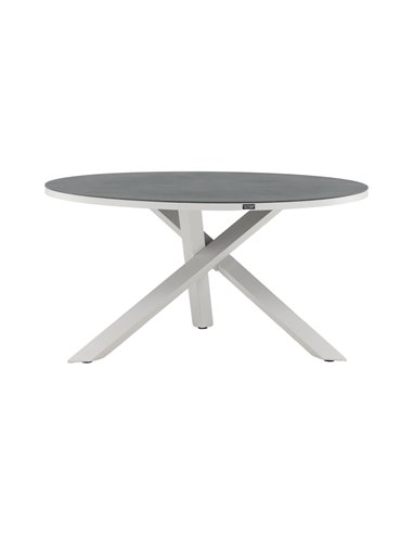 Runt matbord Copacabana, Ø140 cm, Grå