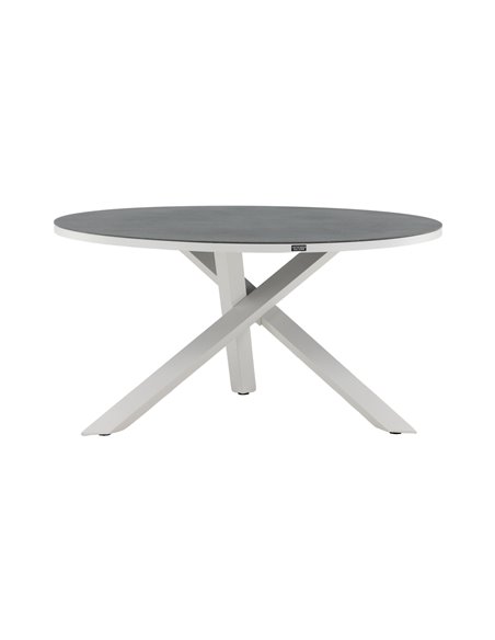 Runt matbord Copacabana, Ø140 cm, Grå