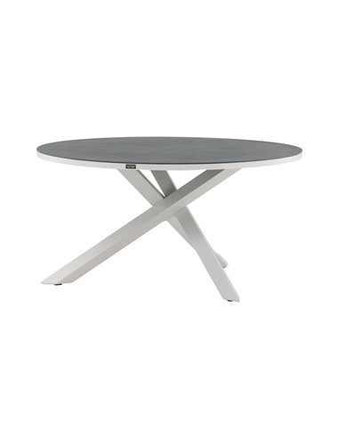 Runt matbord Copacabana, Ø140 cm, Grå