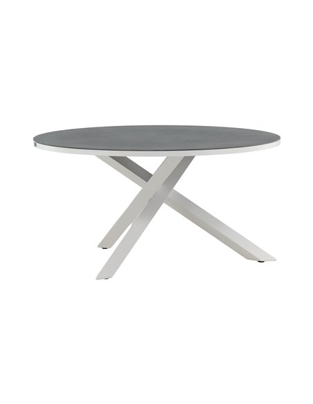 Runt matbord Copacabana, Ø140 cm, Grå
