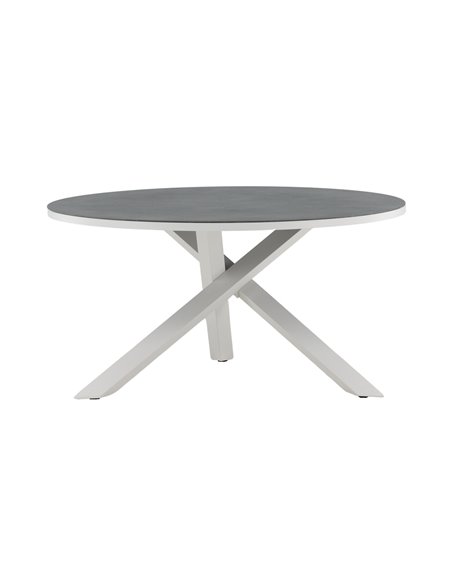 Runt matbord Copacabana, Ø140 cm, Grå