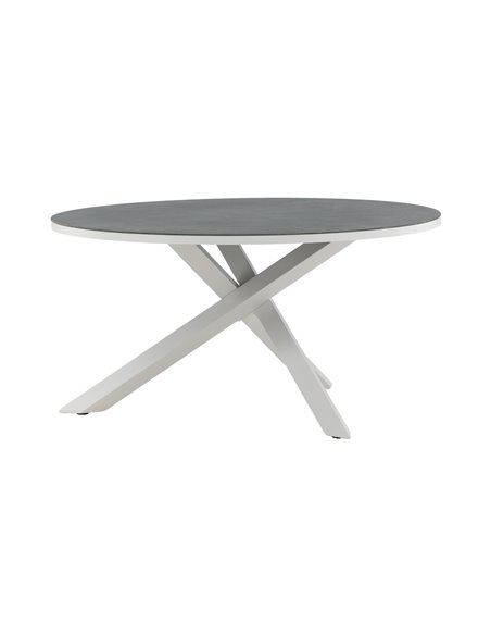 Runt matbord Copacabana, Ø140 cm, Grå