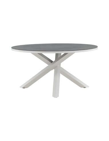 Runt matbord Copacabana, Ø140 cm, Grå