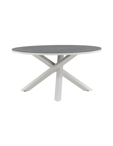 Runt matbord Copacabana, Ø140 cm, Grå