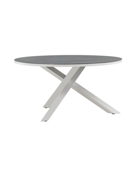 Runt matbord Copacabana, Ø140 cm, Grå