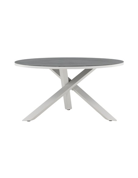 Runt matbord Copacabana, Ø140 cm, Grå