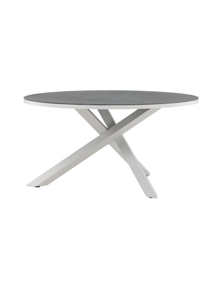 Runt matbord Copacabana, Ø140 cm, Grå