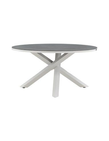 Runt matbord Copacabana, Ø140 cm, Grå