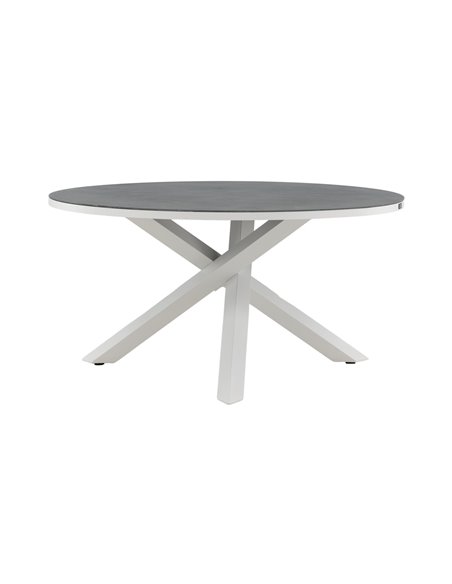 Runt matbord Copacabana, Ø140 cm, Grå