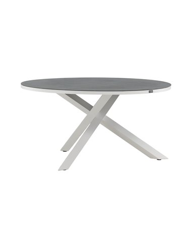 Runt matbord Copacabana, Ø140 cm, Grå