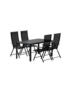 Matgrupp Giardini med Levanzo matstolar, 150 × 90 cm 2
