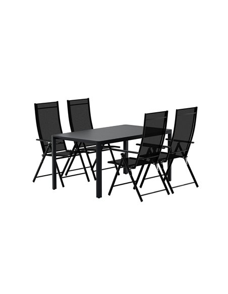 Matgrupp Giardini med Levanzo matstolar, 150 × 90 cm