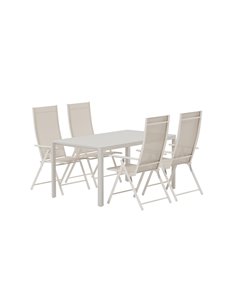 Matgrupp Giardini med Levanzo matstolar, 150 × 90 cm 2