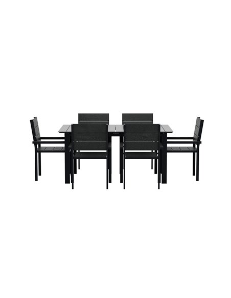 Matgrupp Levels med Levels matstolar, 160 × 100 cm