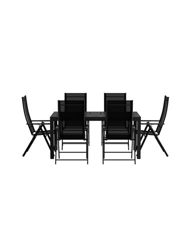 Matgrupp Capo med Levanzo matstolar, 160 × 100 cm