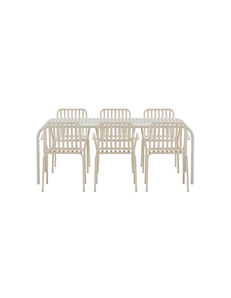 Matgrupp Borneo med Peking matstolar, 200 × 100 cm