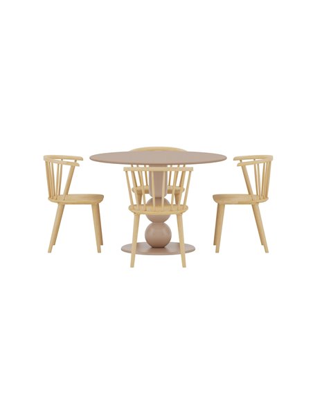 Matgrupp Boule med Bobby matstolar