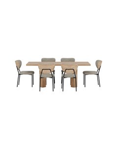 Matgrupp Lillehammer med Butterfly matstolar, 200 × 90 cm