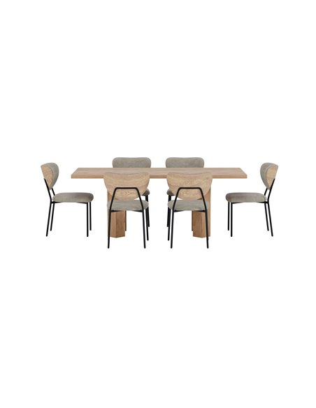 Matgrupp Lillehammer med Butterfly matstolar, 200 × 90 cm