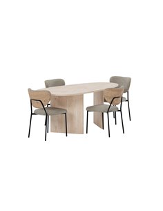 Matgrupp Grönvik med Butterfly matstolar, 180 × 90 cm 2