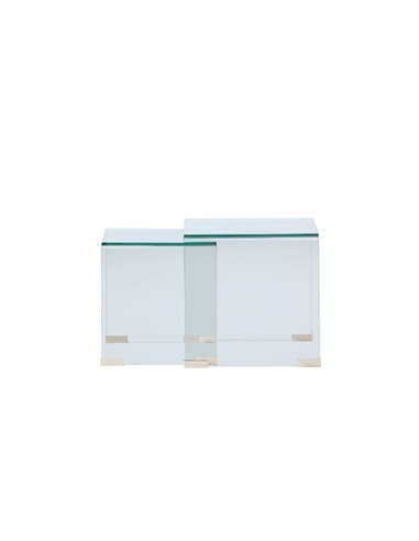 Sidobord Telemark sidobord, 142,236 × 142,236 cm, Transparent