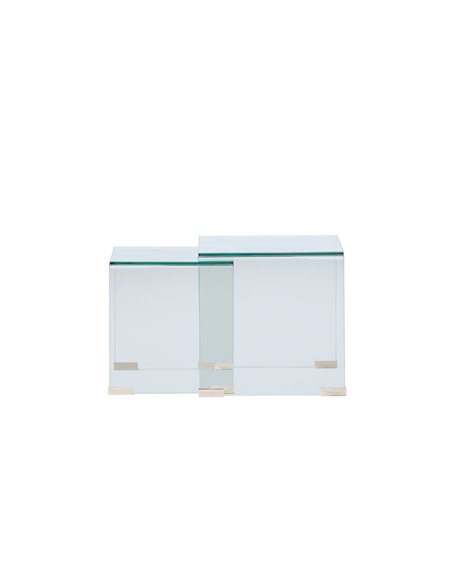 Sidobord Telemark sidobord, 142,236 × 142,236 cm, Transparent